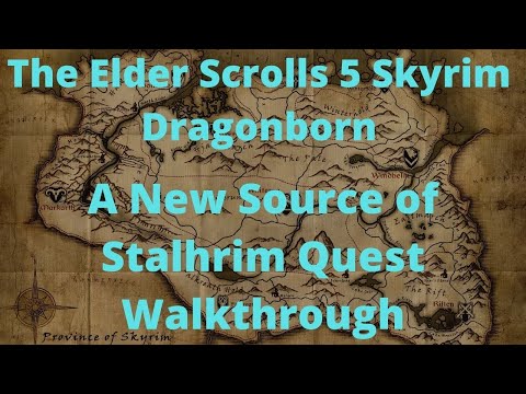 The Elder Scrolls 5 Skyrim Dragonborn A New Source of Stalhrim Quest Walkthrough