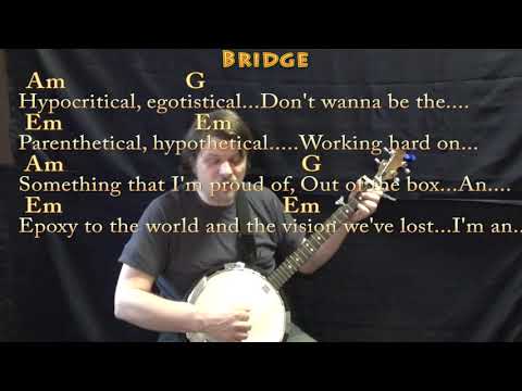 Whatever It Takes (Imagine Dragons) Banjo Cover Lesson with Chords/Lyrics