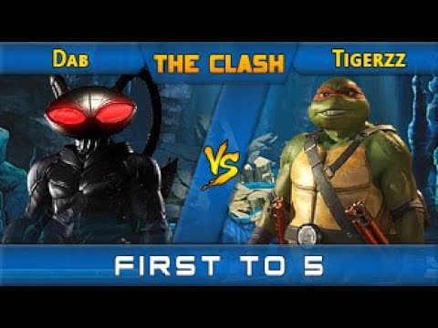 Dab (Manta, Adam) Vs Titaniumtigerzz (Scarecrow, Batman, Manta, Mikey) - Injustice 2 - The Clash