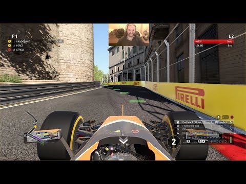 F1 2017 Gameplay - First Ever Laps Of Baku (Azerbaijan) - PC 1080P60 HD