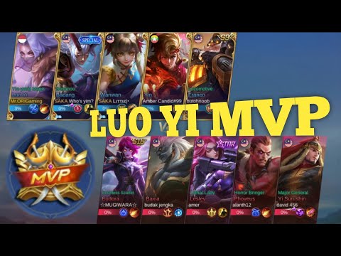 Luo yi mvp vs Eudora coklat , Mobile Legends S25