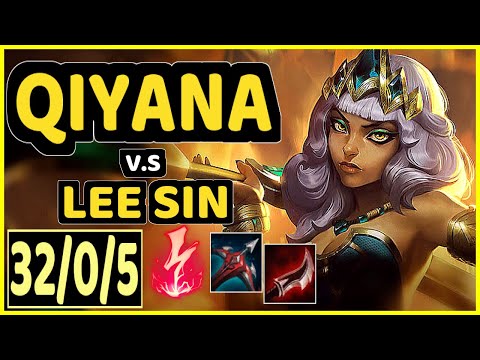 PRIDE (QIYANA) vs LEE SIN - 32/0/5 KDA JUNGLE GAMEPLAY - EUW Ranked GRANDMASTER