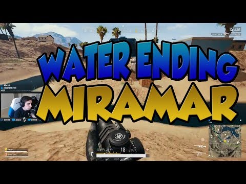 SHROUD AND CHOCO GET RARE WATER ENDING GAME ON MIRAMAR (COMBINED 35 KILLS) - PUBG DUOS