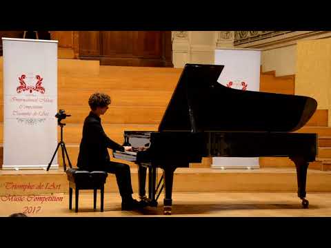 Valère Burnon (Triomphe de l'Art Music Competition): F.Chopin Scherzo N°4 in E major, Op.54