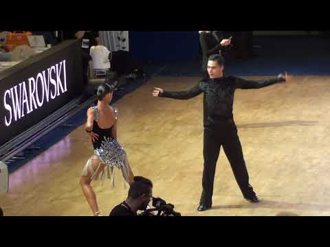 Vadim Dzhangidze - Alisa Glazkova, RUS Cha-Cha WDSF Grand Slam Latin ROC - 2017