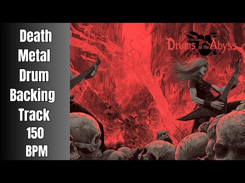 150 BPM Death Metal Drum Track – Powerful Mid-Fast Groove