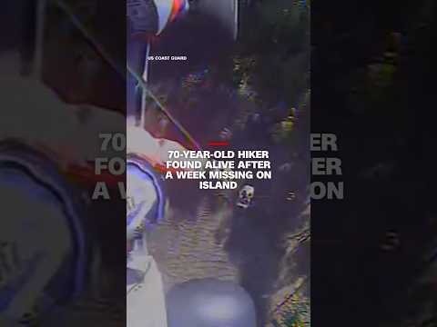 70-year-old hiker found alive after a week missing on island