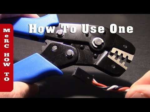 How to use a Servo Cable Crimping Tool - For RC Fumblers (reduce wiring clutter)