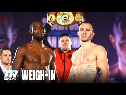 Terence Crawford vs. Egidijus Kavaliauskas Official Weights