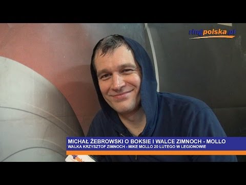 Michał Żebrowski o boksie i walce Zimnoch - Mollo