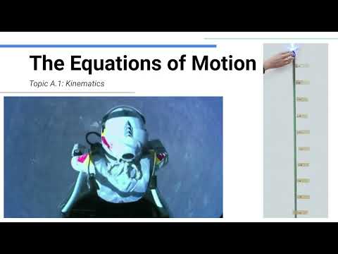 The Equations of Motion - IB Physics