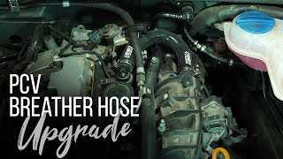 B7 Audi A4 Upper PCV Breather Hose Silicone Upgrade 2002-2008