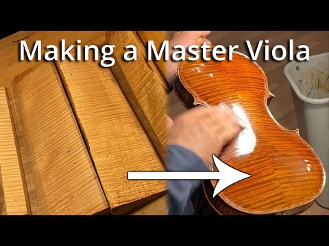 Making a Viola From Start to Finish: A Unique, Wonderful World / Violin Making at its Finest