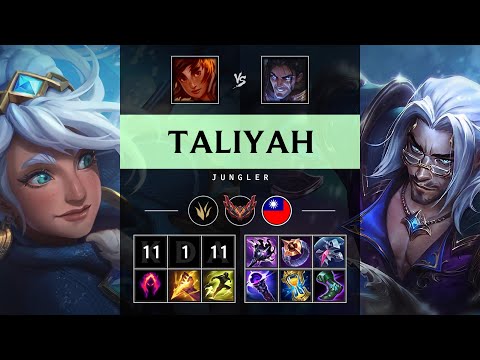 Taliyah Jungle vs Sylas - TW Grandmaster Patch 25.18