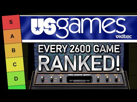 The Ultimate U.S. Games/Vidtec/Atari 2600 Tier List - ALL RELEASED GAMES RANKED