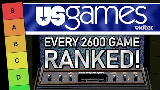 The ULTIMATE  U.S. Games/Vidtec/Atari 2600 Tier List - ALL RELEASED GAMES RANKED