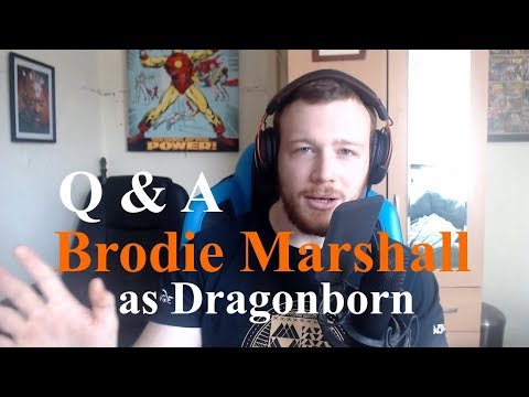 Q & A with Brodie Marshall – Dragonborn in "Rigmor of Cyrodiil" - SKYRIM MACHINIMA