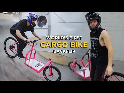 WORLD'S FIRST CARGO BIKE BACKFLIP - BEHIND THE SCENES
