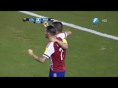 Colombia 1 - Paraguay 2 (Goles) Relatos Ruben Dario Da Rosa!