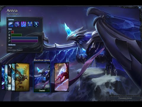 Blackfrost Anivia Skin Spotlight Gameplay 1080p HD