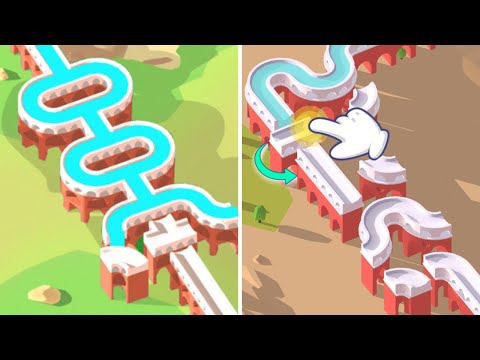 Water Connect Flow All Levels Gameplay Android, iOS - YouTube