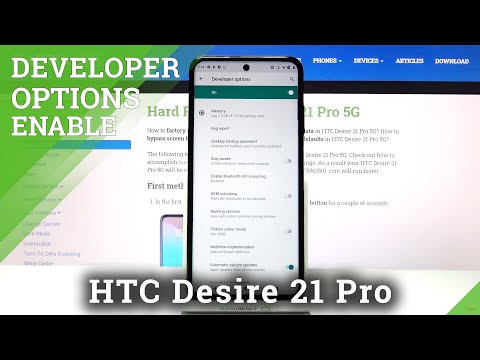 How to Open Developer Mode in HTC Desire 21 Pro – Enter Developer Mode