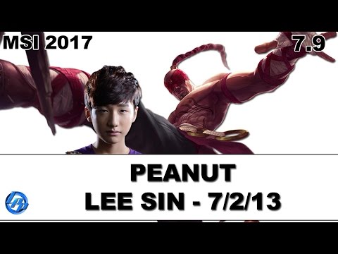 [MSI 2017] Peanut - Lee Sin Jungle - Patch 7.9