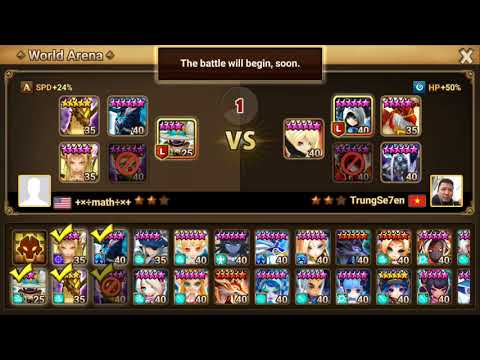 summoners war rta: Tablo, Jamire, Ganymede combo