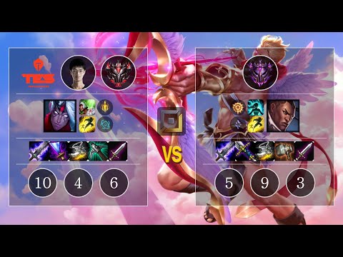 TES QiuQiu Varus vs Lucian Bot - KR GrandMaster Patch 10.11