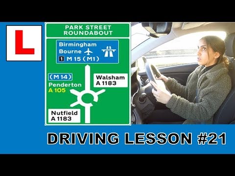 How To Read And Follow Direction Signs On Your Driving Test | Driving Lesson #21