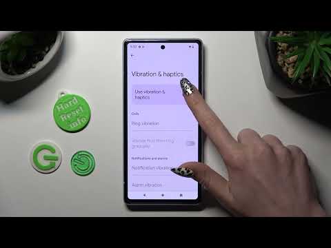 How to Enter & Configure Vibration Settings on GOOGLE Pixel 7a