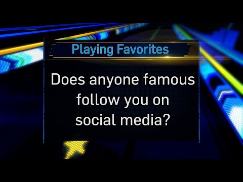 Playing Favorites: Does Anyone Famous Follow You on Social Media?