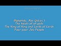 Culture - Poor Jah People Lyrics