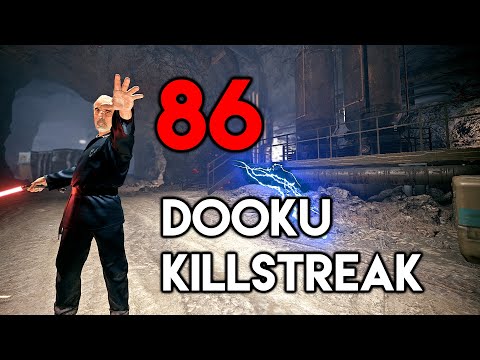 STAR WARS Battlefront 2 - 86 DOOKU KILLSTREAK!