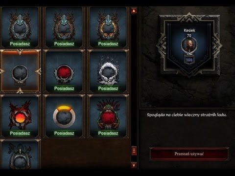 Diablo3: (Poradnik), Ramki Portretu z Wydarzenia na 20- lecie Diablo ( Klasyczny Anioł i Demon)