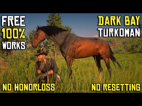 Dark Bay Turkoman Early in Chapter 3 – Free & Easy Method | Braithwaite Manor horses #rdr2 #gaming