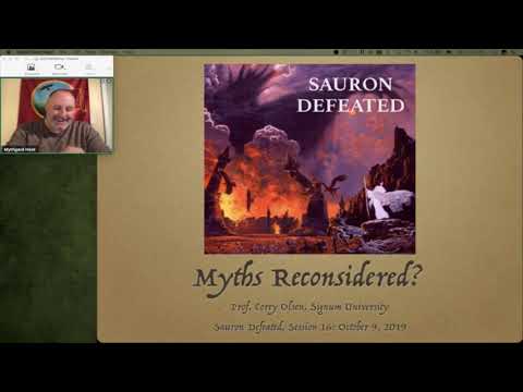 Sauron Defeated: Session 16 - Myths Reconsidered