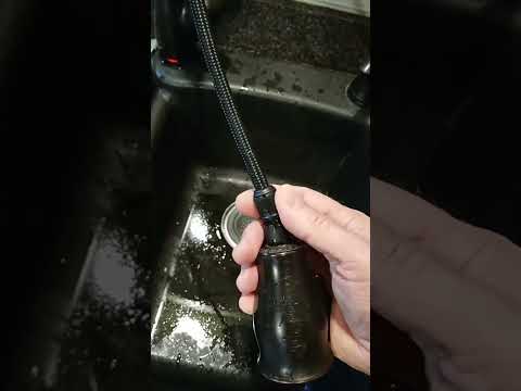 Fixing low water flow on kitchen faucet.