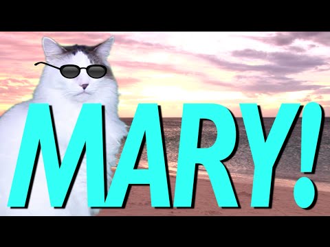HAPPY BIRTHDAY MARY! - EPIC CAT Happy Birthday Song