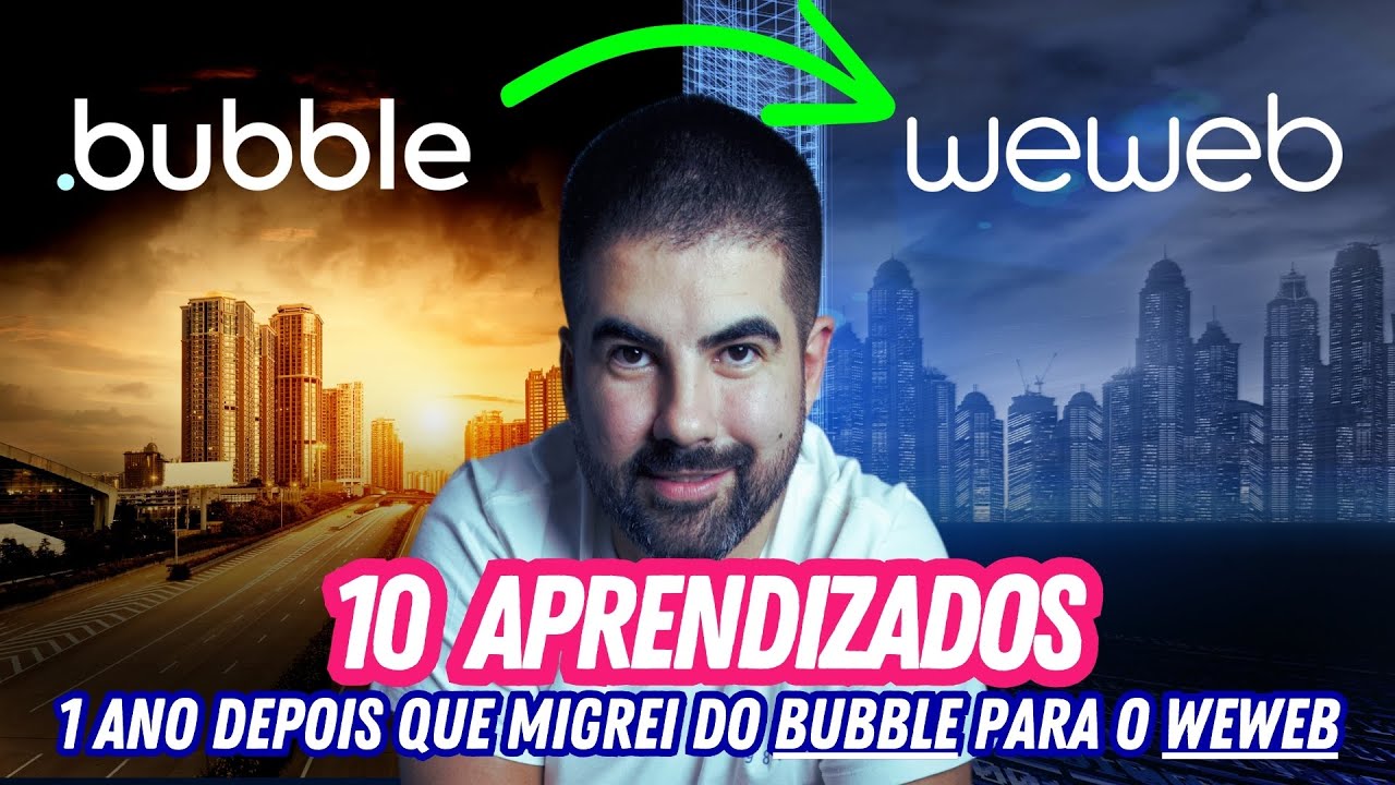 10 aprendizados 1 ano depois que migrei do Bubble para o WeWeb