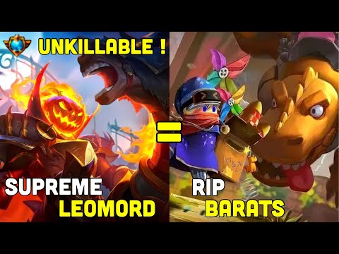 UNKILLABLE SUPREME LEOMORD! Offlane Gameplay! RIP BARATS - Avory | MLBB