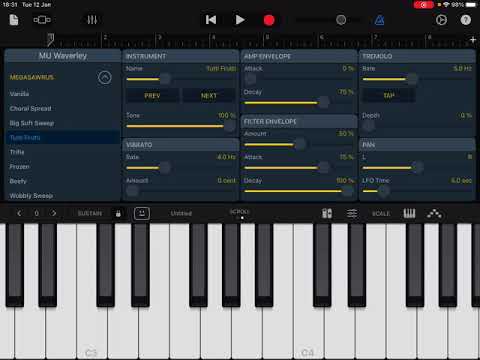 moodunits - Waverley MEGASAWRUS presets demo