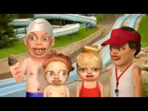 Têtes à Claques • Les glissades d'eau