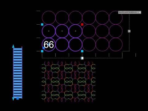 Autocad dynamic block with array