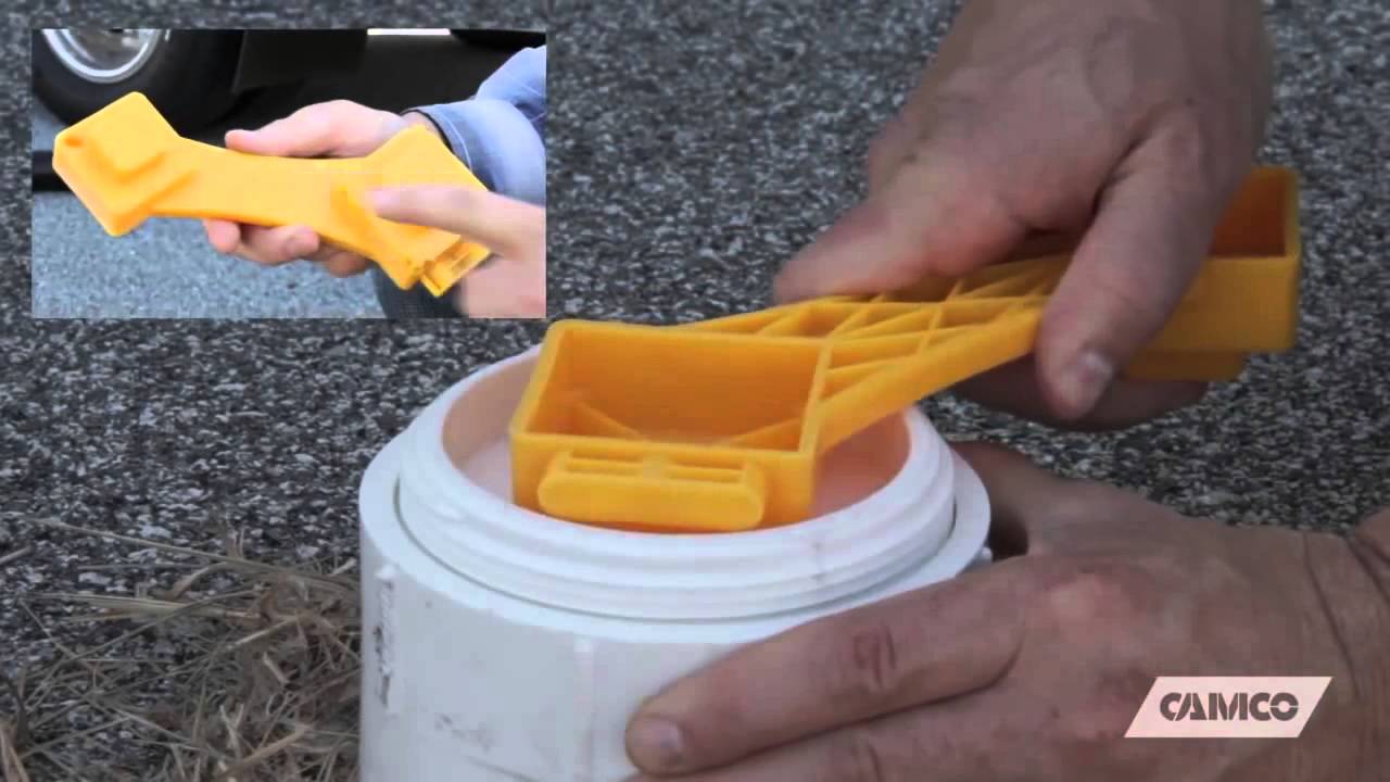RV Sewer Cleanout Plug Wrench