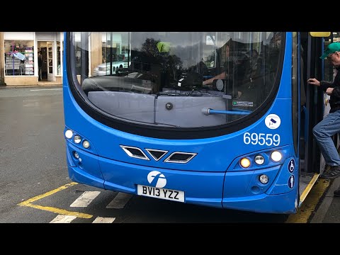 First Huddersfield Volvo B7RLE Wright eclipse 2 69559 BV13 YZZ route 310