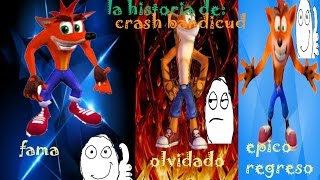 fama,olvido,regreso historia de crash bandicoot