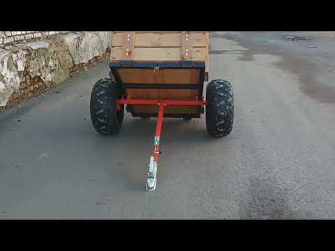фото прицеп для квадроцикла qmc д10 (деревянные борта) 0