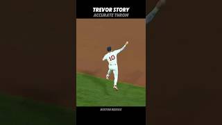 MLB Trevor Story Accurate Throw #bostonredsox #baseball
