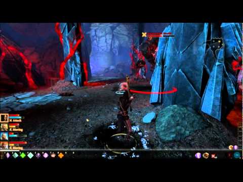 Dragon Age 2 - Stone Wraith Fight in the Deep Roads (Mage)